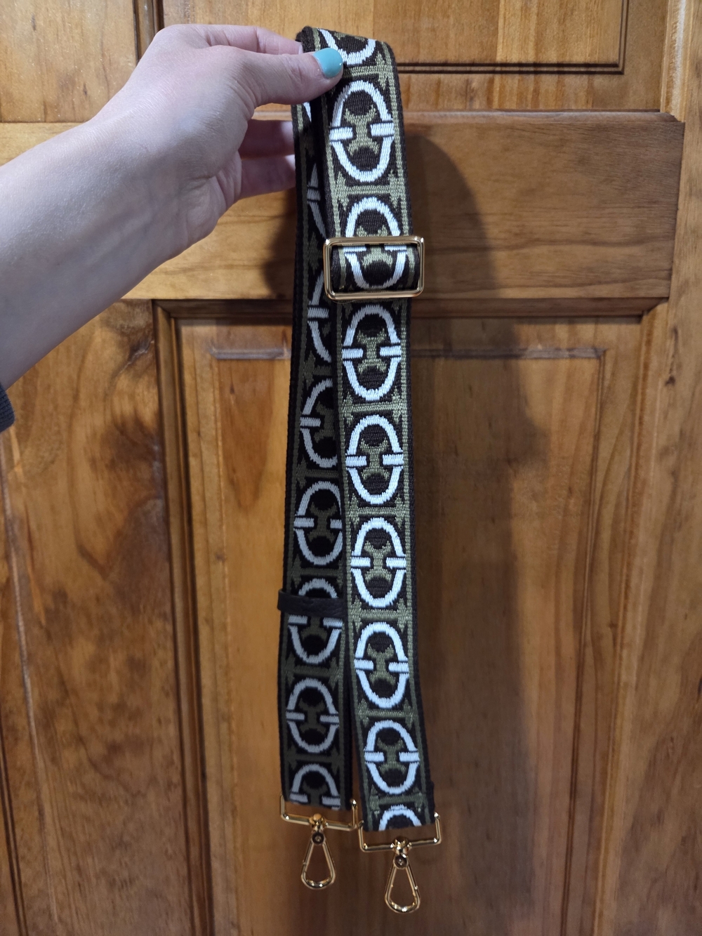 Adjustable Coccinelle Monogram Bag Strap